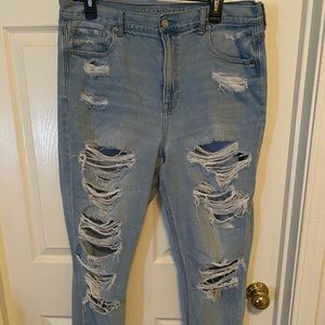 American Eagle High Rise Mom Jean